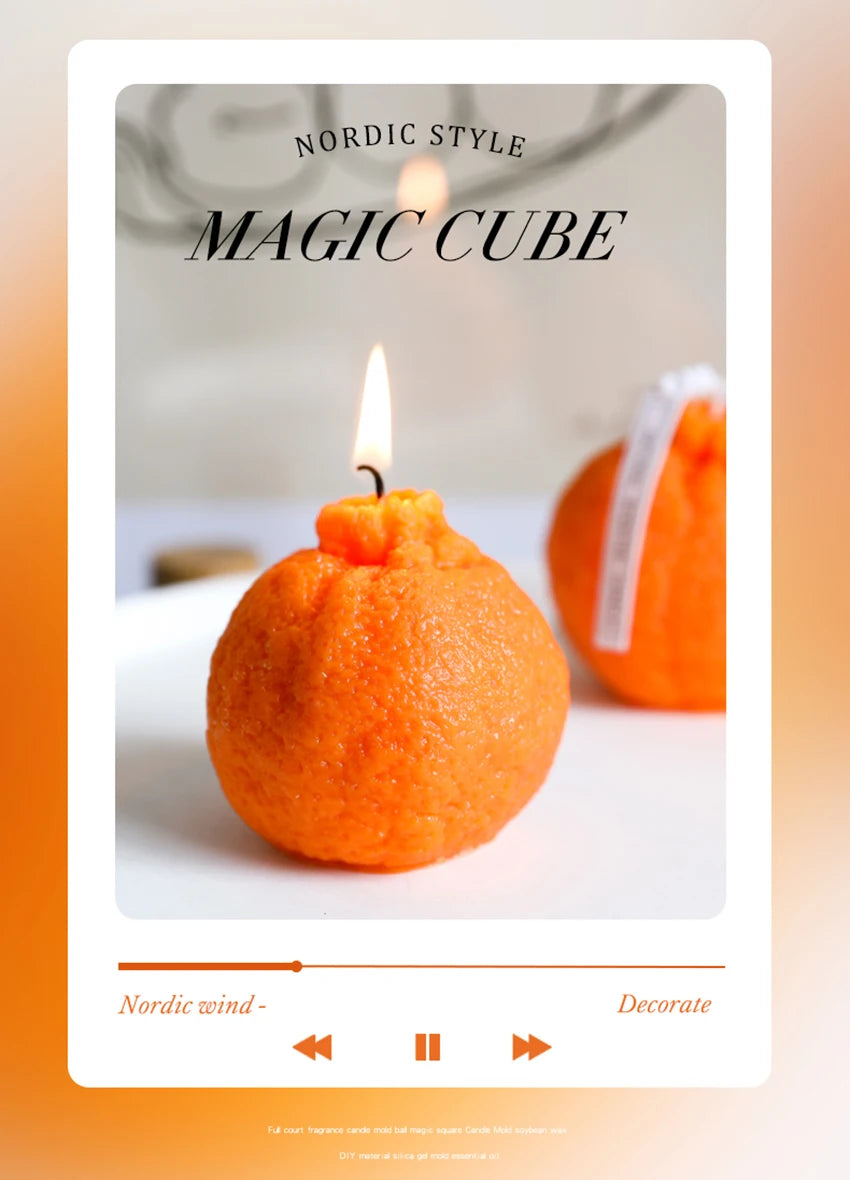 Orange Lemon Cheese Scented Candle