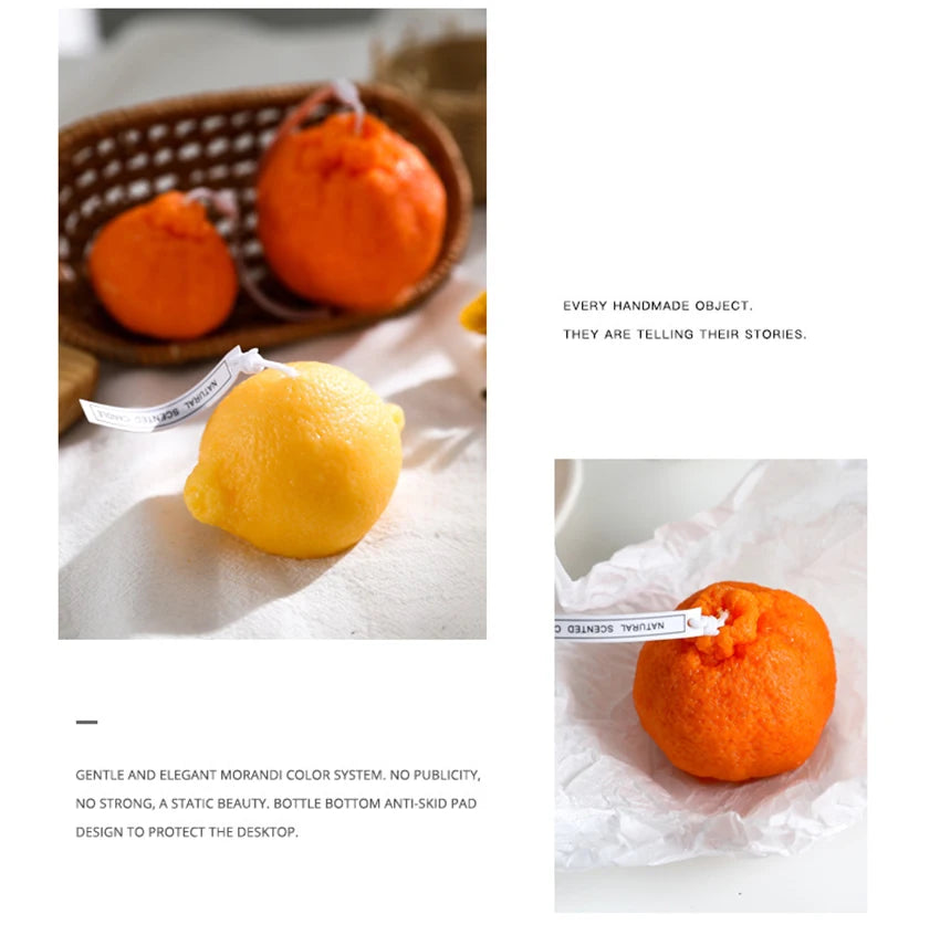 Orange Lemon Cheese Scented Candle