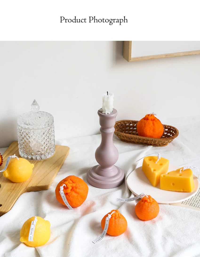 Orange Lemon Cheese Scented Candle