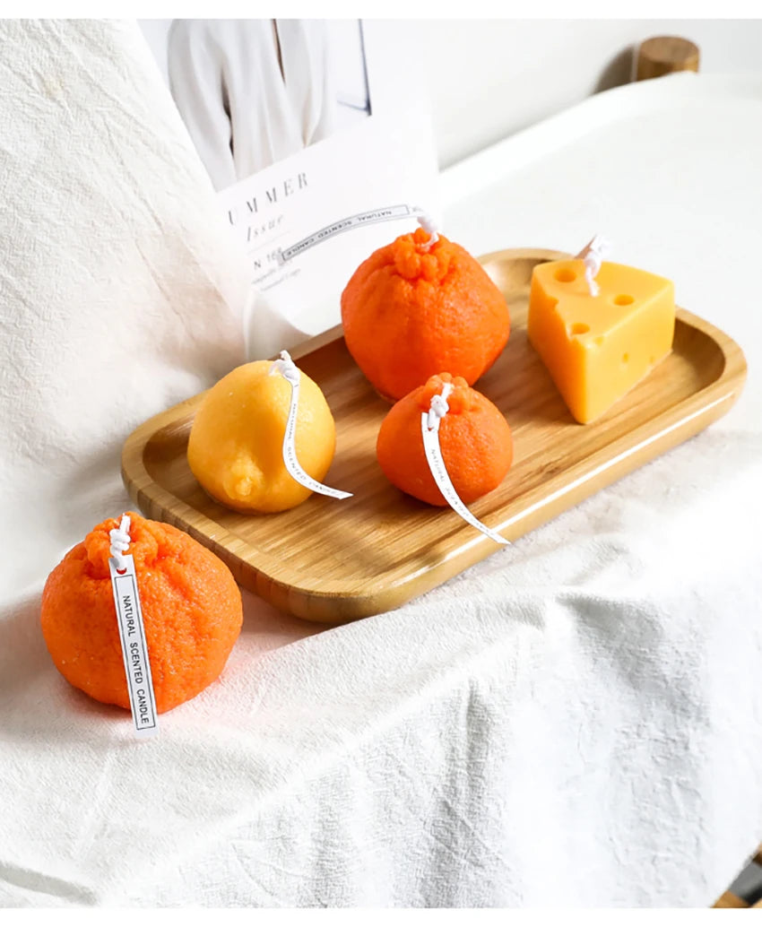 Orange Lemon Cheese Scented Candle