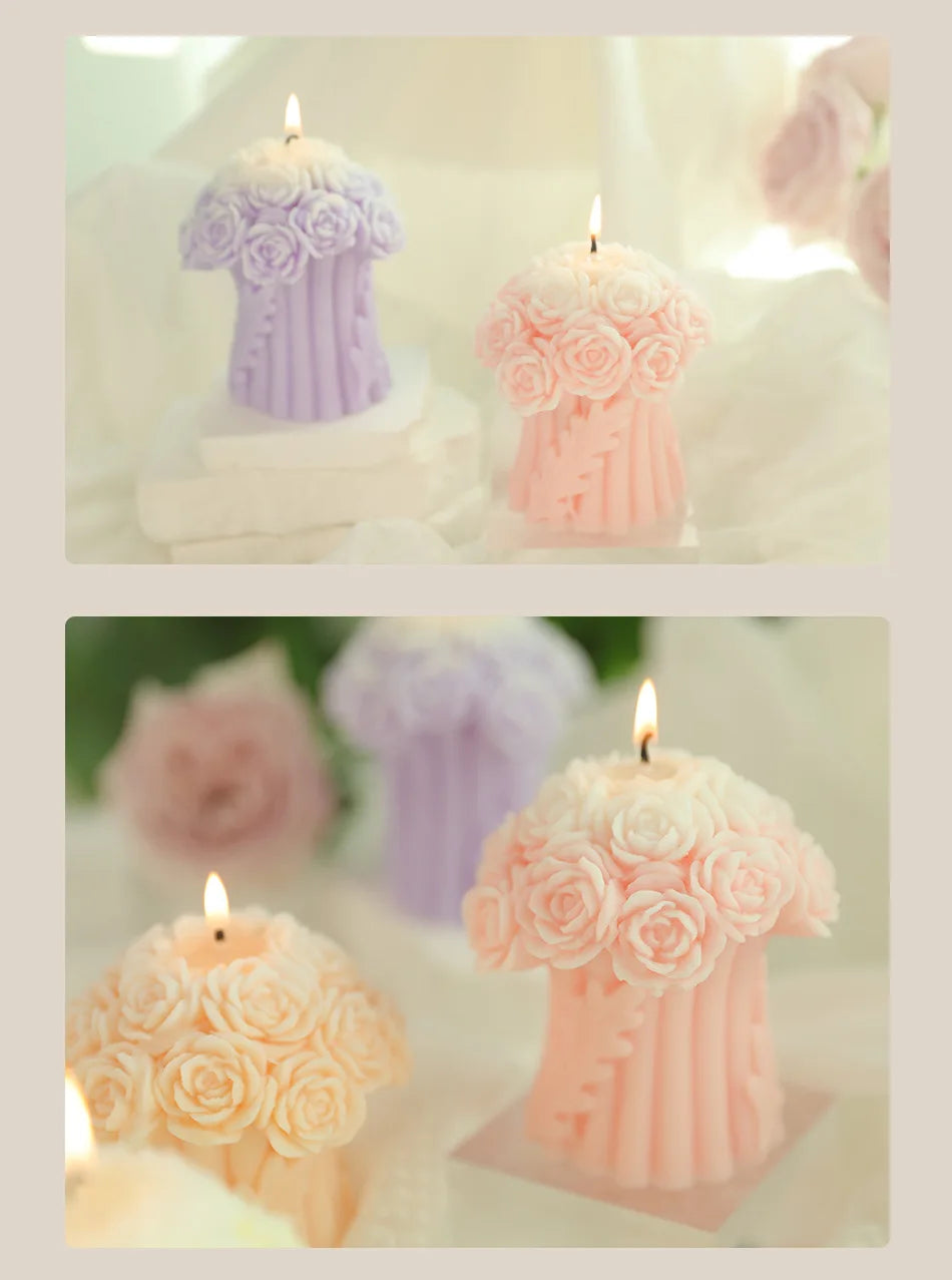 Rose Bouquet Scented Candles