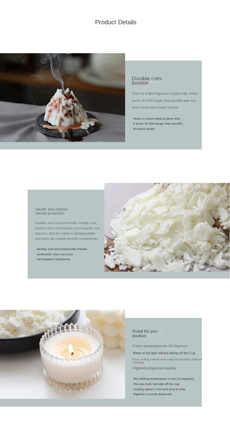 Pure Natural Soy Wax DIY Candle