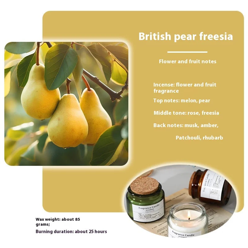 Aromatherapy Tricolor Soy Wax Candle Gift Set