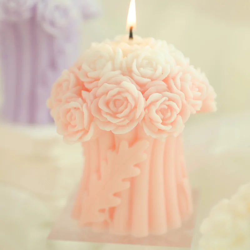 Rose Bouquet Scented Candles