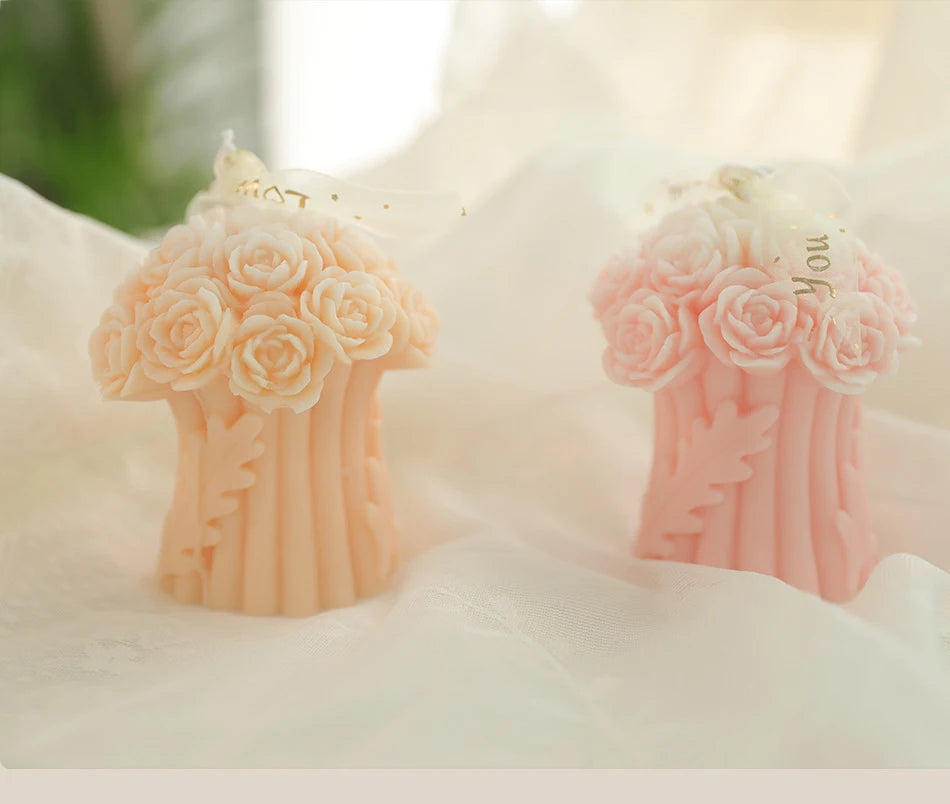 Rose Bouquet Scented Candles