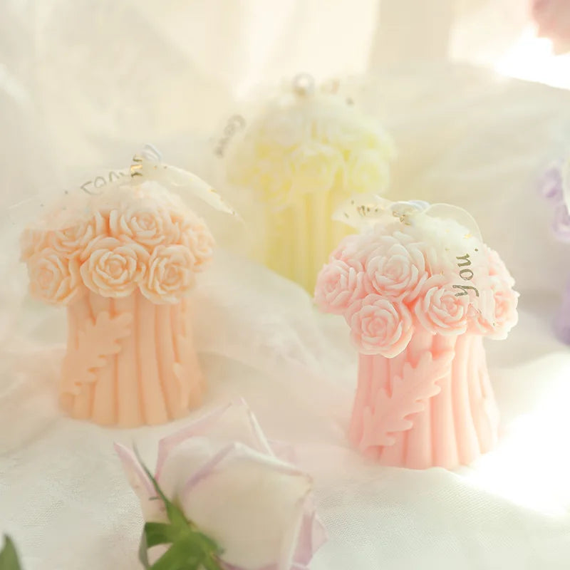 Rose Bouquet Scented Candles