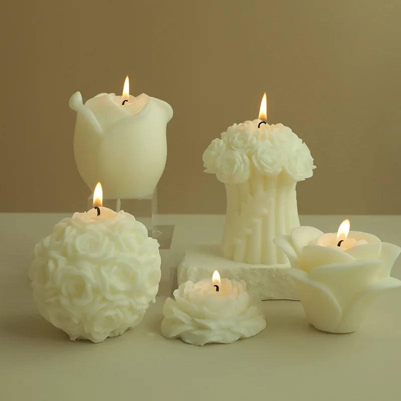 Rose Bouquet Scented Candles