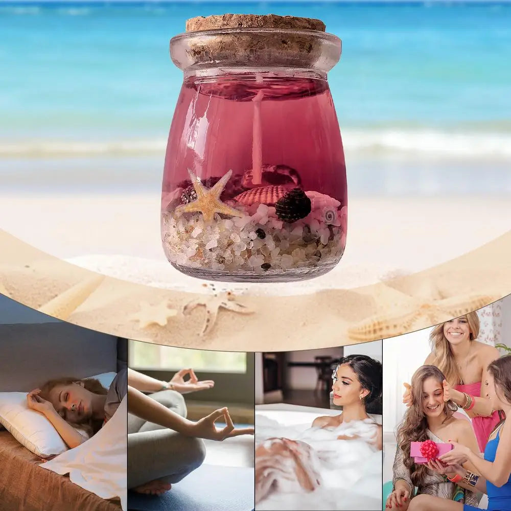 Sea Breeze Gel Wax Scented Candles