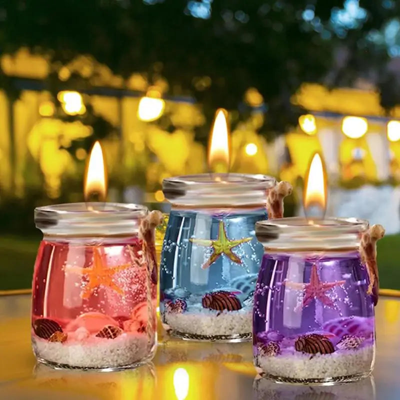 Sea Breeze Gel Wax Scented Candles