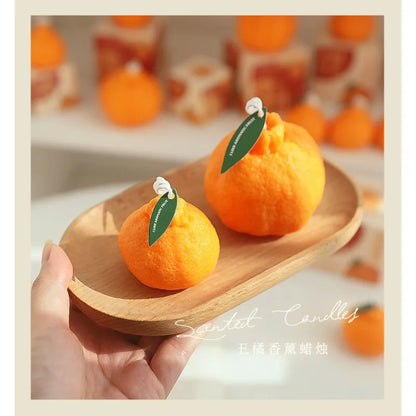 Diy Orange Tangerine Scented Candle