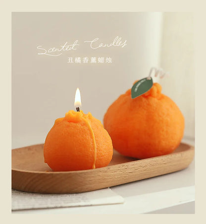 Diy Orange Tangerine Scented Candle