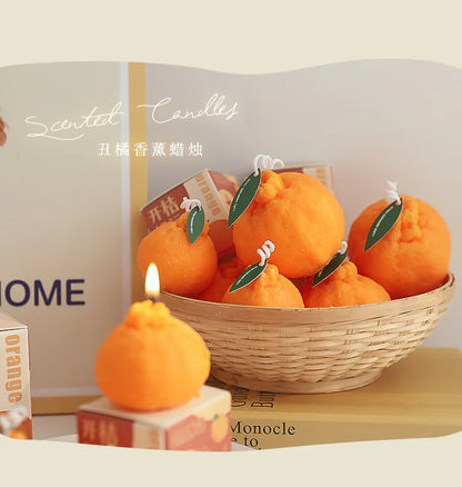 Diy Orange Tangerine Scented Candle