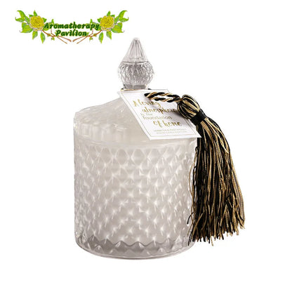 Black & White Diamond Soy Wax Scented Candle