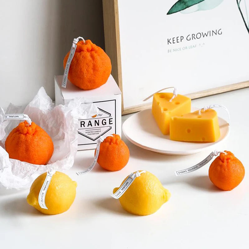Orange Lemon Cheese Scented Candle