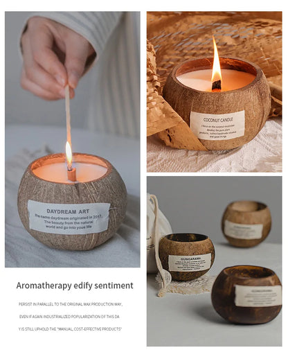 Coconut Shell Scented Sandle