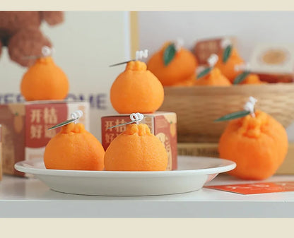 Diy Orange Tangerine Scented Candle