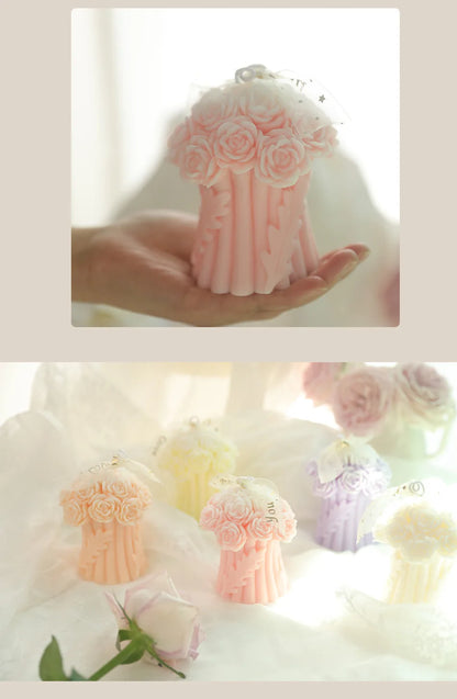 Rose Bouquet Scented Candles