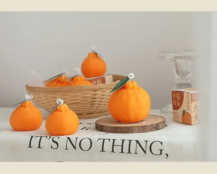 Diy Orange Tangerine Scented Candle