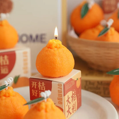 Diy Orange Tangerine Scented Candle