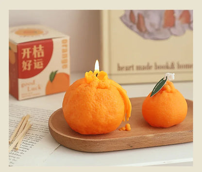 Diy Orange Tangerine Scented Candle