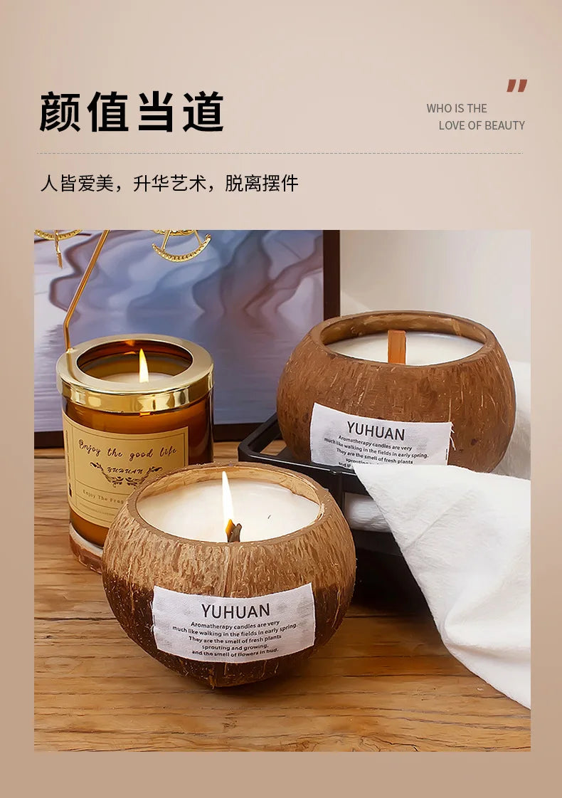 Coconut Shell Scented Sandle