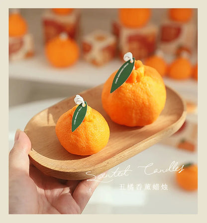 Diy Orange Tangerine Scented Candle