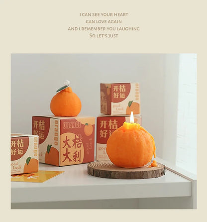 Diy Orange Tangerine Scented Candle