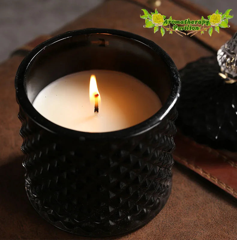 Black & White Diamond Soy Wax Scented Candle