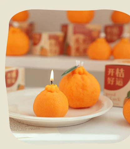 Diy Orange Tangerine Scented Candle
