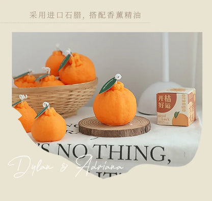 Diy Orange Tangerine Scented Candle