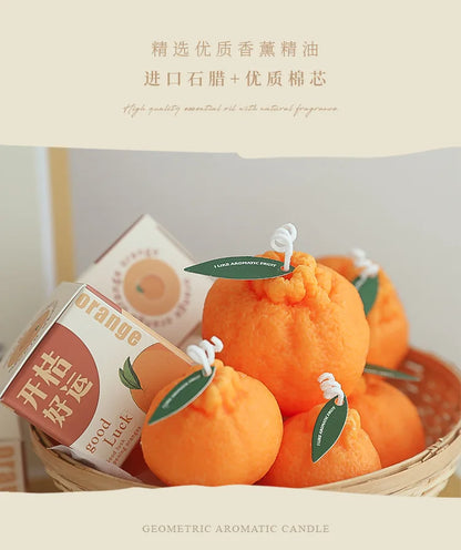 Diy Orange Tangerine Scented Candle