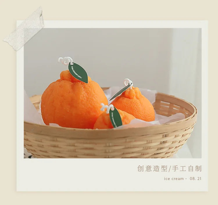 Diy Orange Tangerine Scented Candle