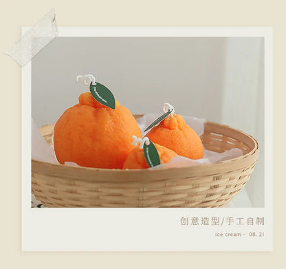 Diy Orange Tangerine Scented Candle