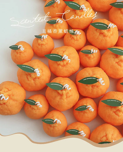 Diy Orange Tangerine Scented Candle