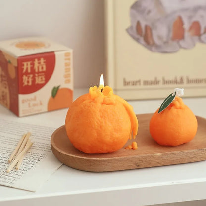Diy Orange Tangerine Scented Candle