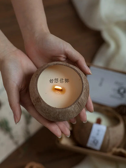 Coconut Shell Scented Sandle