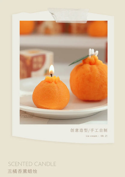 Diy Orange Tangerine Scented Candle